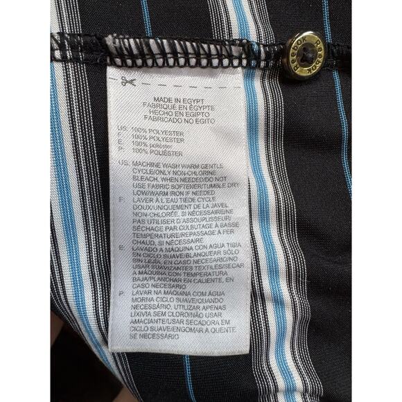 Reebok Men’s 2XL Polo Short Sleeve Performance Wicking Striped Golf Shirt - Picture 9 of 9